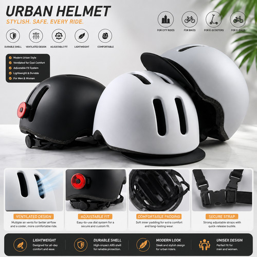 Cycling helmet urban - helmet, bike