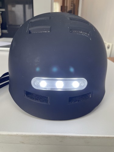 Cycle helmet with white front - helmet,