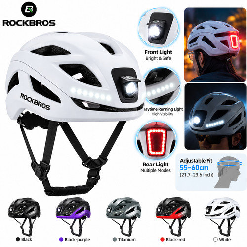 Rockbros cycling light helmet - cycling,
