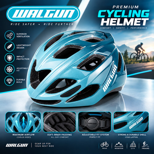 Ultralight adult bike helmet - bike,
