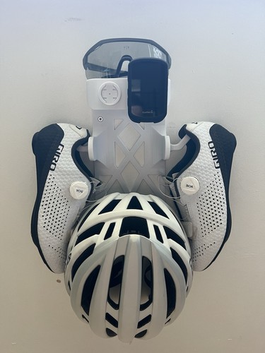 Helmet and shoe - , cycling