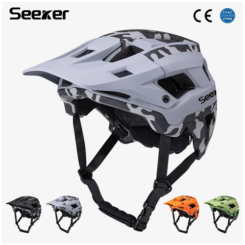 Seeker mtb cycling helmet camo - mtb,