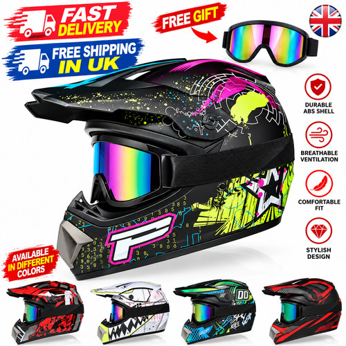 Kids motocross helmet full - kids,