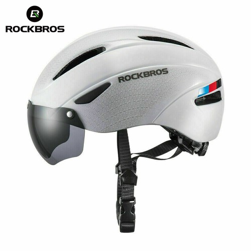 Rockbos white bicycle - white, helmet
